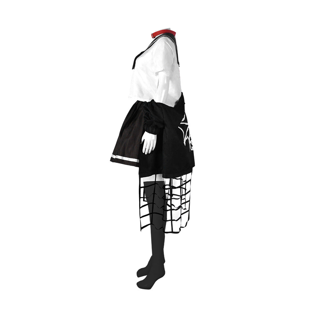 Anime Dead Mount Death Play Misaki Sakimiya Zaki Cosplay Costume Hallo