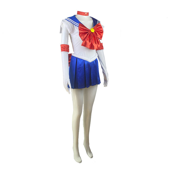 Anime Sailor Moon Usagi Tsukino Cosplay Costume With Wigs Full Set Halloween Carnival Costume