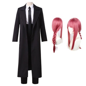 Makima Cosplay Uniform With Cloak Halloween Cosplay Costume Outfit