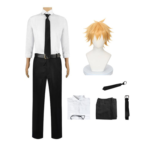 Denji Human Form Costume Suit Halloween Carnival Cosplay Outfit