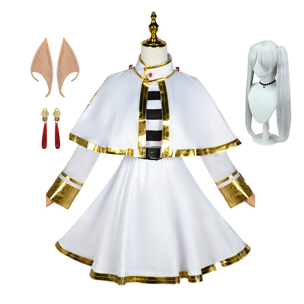 Frieren Costume Frieren Beyond Journey's End Cosplay Outfit Halloween Carnival Costume Set