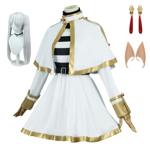 Frieren Kids Costume Girls Cosplay Dress Outfit Frieren Beyond Journey's End Cosplay Costume