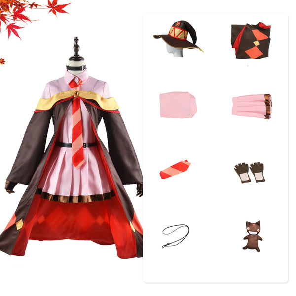 KonoSuba An Explosion on This Wonderful World! Megumin New Costume Halloween Cosplay Outfit Full Set