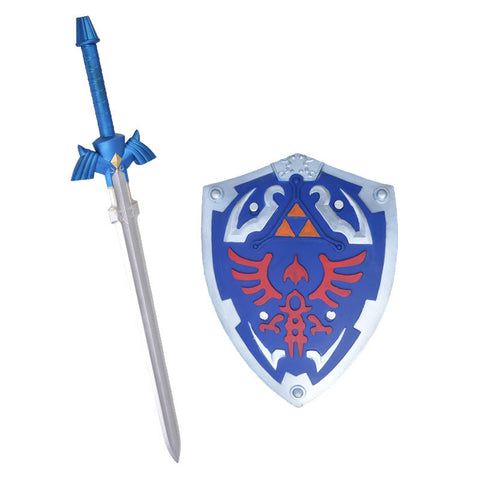 Link Sky Shield and Sky Sword Cosplay PU Props Costume Weapon Accessories