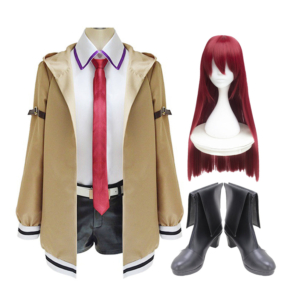 Steins Gate Makise Kurisu Cosplay Boots Shoes main image 1