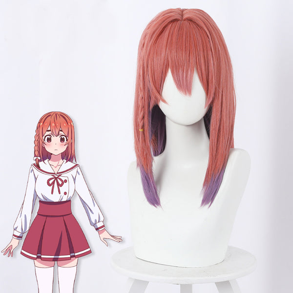 Anime Kanojo, Okarishimasu/ Rent-A-Girlfriend Sumi Sakurasawa Cosplay Costume With Wigs Set