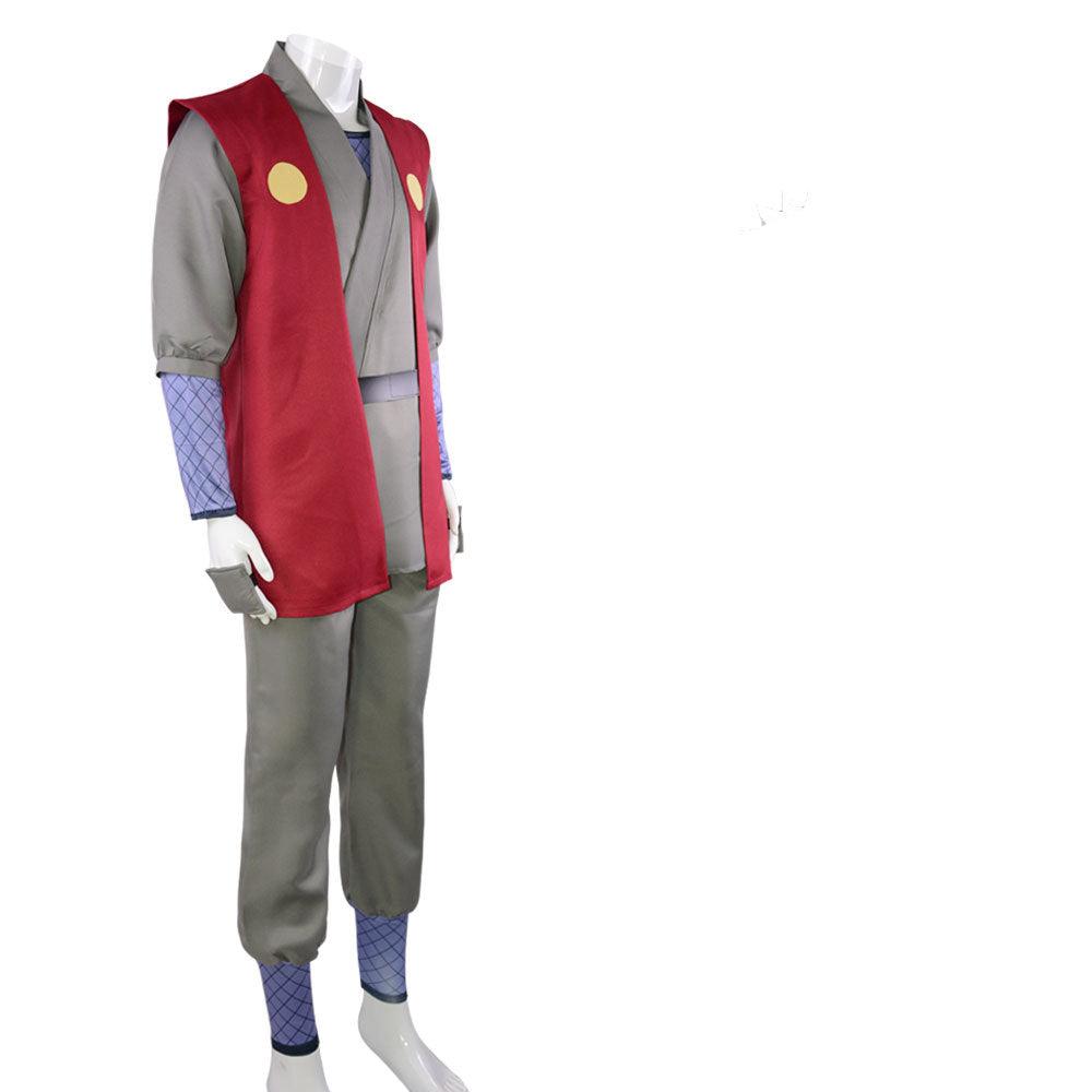 Anime Sannin Toad Sage Jiraiya Cosplay Costume Full Set With Wigs and