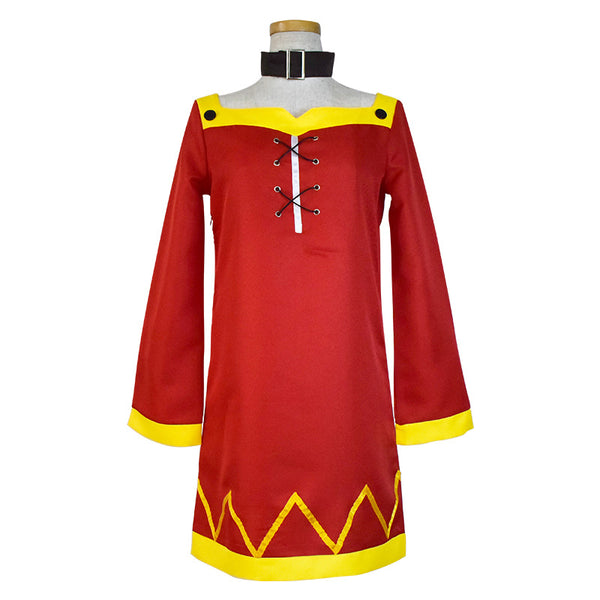 KonoSuba: God's Blessing on this Wonderful World! Megumin Cosplay Costume With Cloak and Hat Full Set