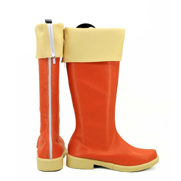 KonoSuba: God's Blessing on this Wonderful World! Megumin Cosplay Shoes Orange Boots