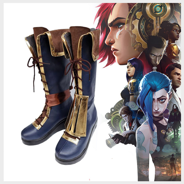 League of Legends Arcane Vi Cosplay Boots Halloween Cosplay Shoes