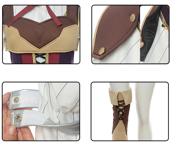 The Rising of the Shield Hero Raphtalia Cosplay Costume Full Sets With Wigs