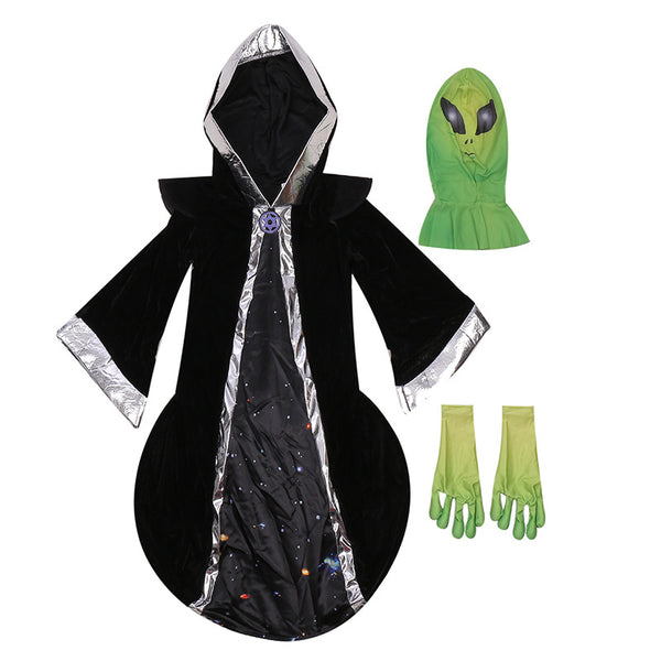 2023 Child Alien Costume Robe Boys Girls Halloween Carnival Party Costume