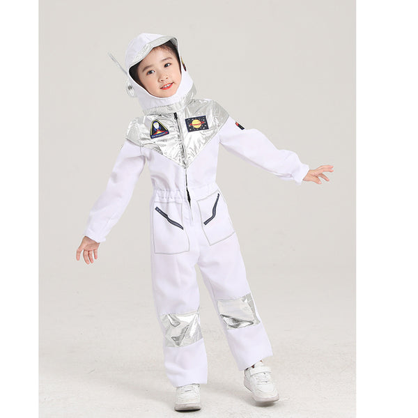 2023 Child Astronaut Space Suit Costume Boys Girls Halloween Party Cosplay Costumes Outfit