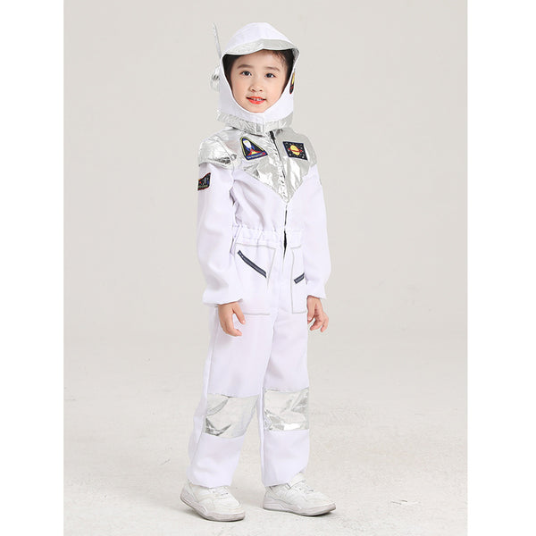 2023 Child Astronaut Space Suit Costume Boys Girls Halloween Party Cosplay Costumes Outfit