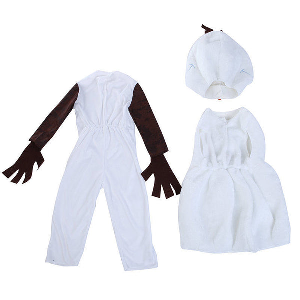 2023 Child Toddler Baby Snowman Costume Christmas Halloween Party Costume