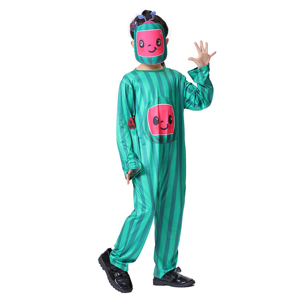 2023 Children's Halloween Watermelon Costume Girls Boys Stage Performance Costume
