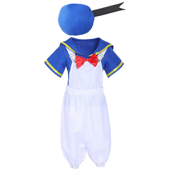2023 Children's White Strappy Pants Sailor Suit Cosplay Costume Halloween Duck Anime Costumes