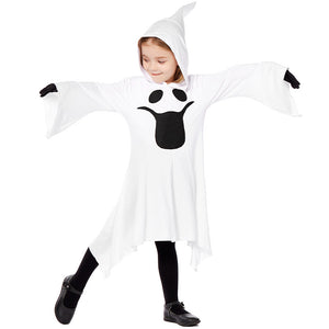 2023 Halloween Carnival Kids Costume Girl Boys Little White Ghost Costume