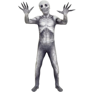 2023 Halloween Child Adult Horror Zentai Costume Zombie Skeleton Onesie Jumpsuit Cosplay Costume