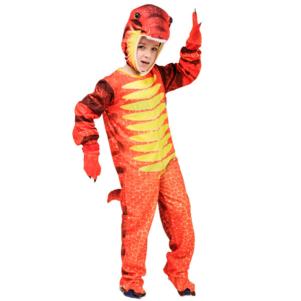 2023 Halloween Children Dinosaur Stage Performance Costume Kids Girls Boys Masquerade Dinosaur Costume