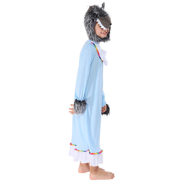 2023 Halloween Christmas Children's Stage Performance Costumes Boys Girls Granny Wolf Cosplay Costumes