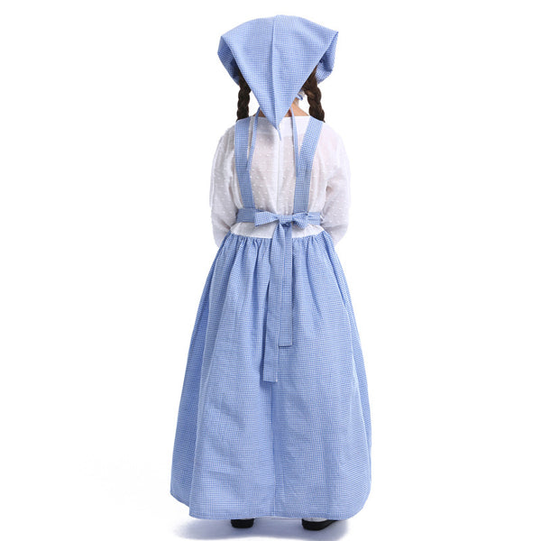 2023 Halloween Kids Girls Drama Stage Performance Costumes Flower Workshop Girl Dresses