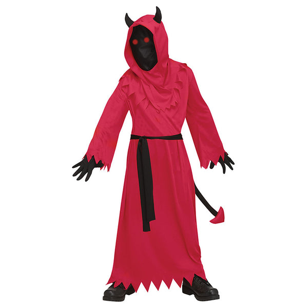 2023 Halloween Kids Red Demon Costume Girls Boys Halloween Carnival Red Demon Outfit