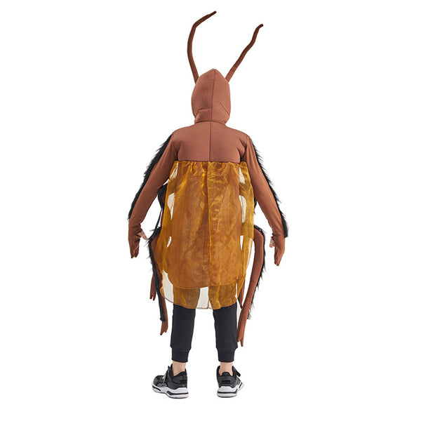 2023 Halloween Kids Spooky Costume Cockroach Jumpsuit Costume