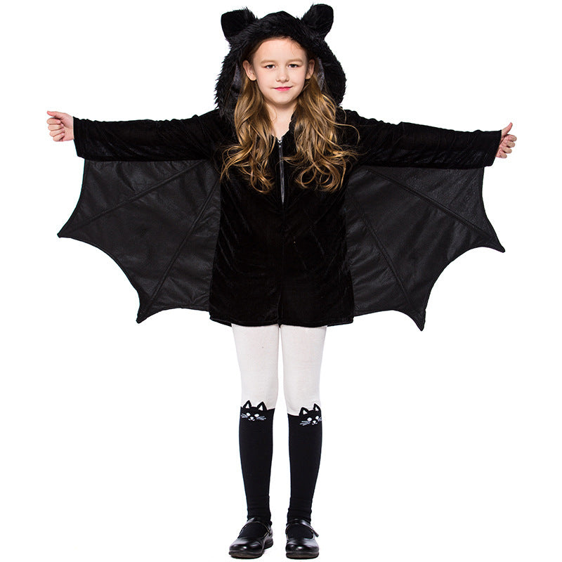 2023 Halloween Kids and Adults Animal Bat Costumes Girls Bat Costume Stage Performance Party Dresses