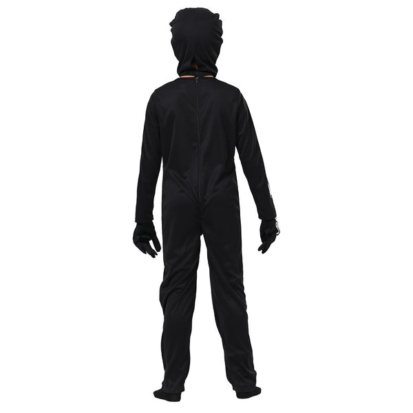 2023 New Kids Costume Glow-in-the-dark Scary Skeleton Jumpsuit Zentai Halloween Canival Outfit For Girls Boys