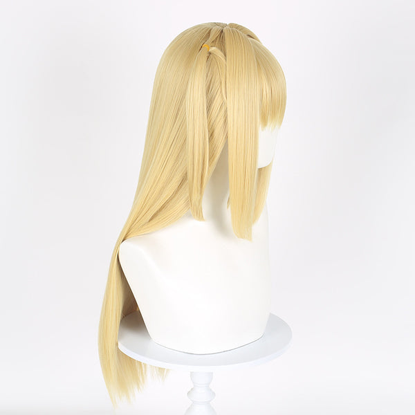 DN Misa Cosplay Wigs Long Golden Synthetic Hair Wig