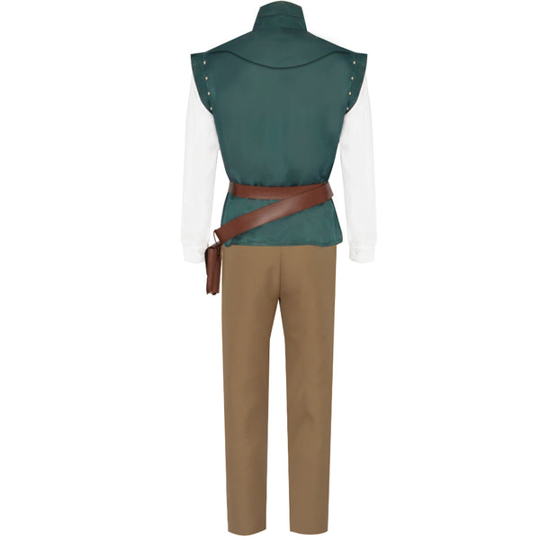 Adult Mens Prince Flynn Costume Halloween Cosplay Full Set Outfit with Belt Bag