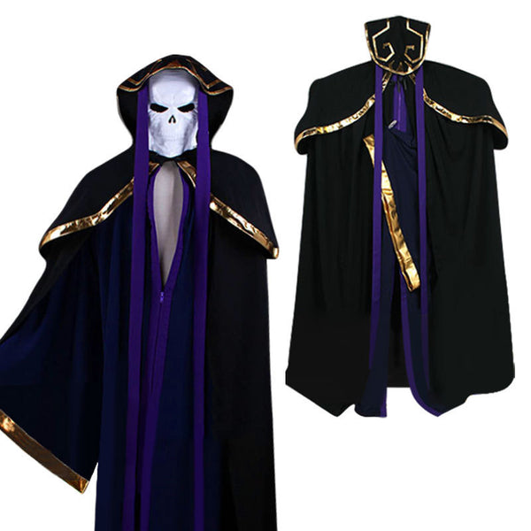 Ainz Ooal Gown Costume Cloak Halloween Cosplay Outfit