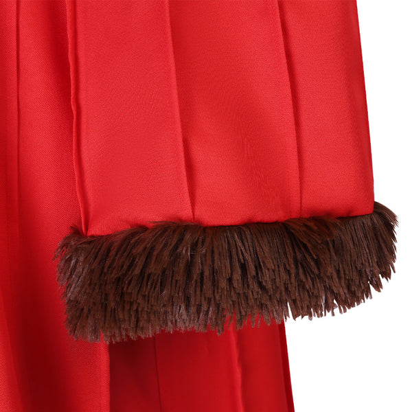 Amidala Costume Red Dress Princess Costume Outfit Halloween Women Girls Outfit