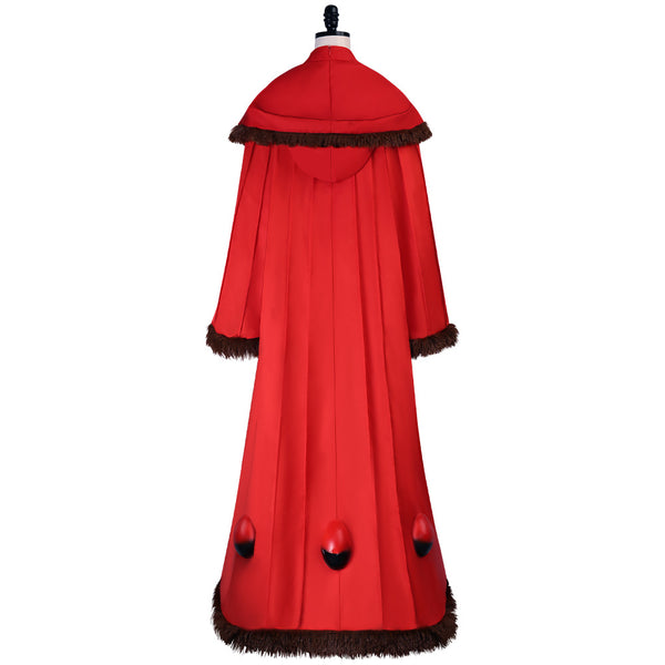 Amidala Costume Red Dress Princess Costume Outfit Halloween Women Girls Outfit