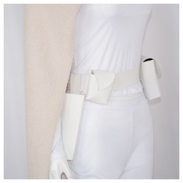 Amidala White Suits Women Queen White Dress Costume Full Set Outfits Halloween