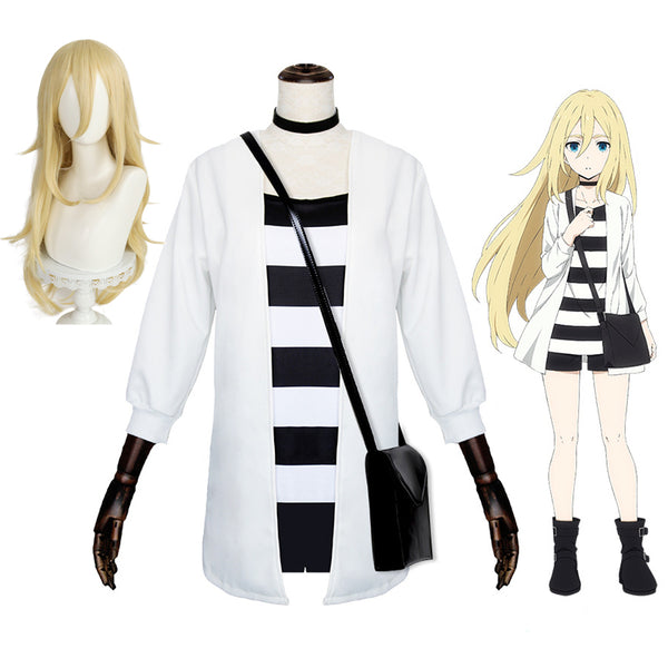 Angels of Death Rachel "Ray" Gardner Full Set Costume Girls Halloween Cosplay Outfit With Bag