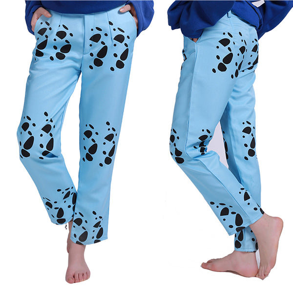 Anime One Piece Trafalgar Law Costume Pants Outfit
