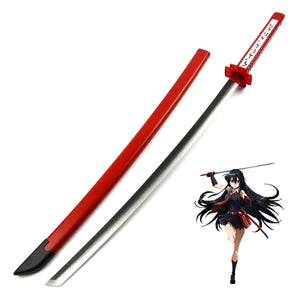 Anime Akame ga Kill! Akame Cosplay Weapon Wooden Sword One-Cut Killer: Murasame Props Halloween Costume Accessories