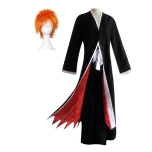Anime Ichigo Bankai Form Costume Halloween Cosplay Outfit Set