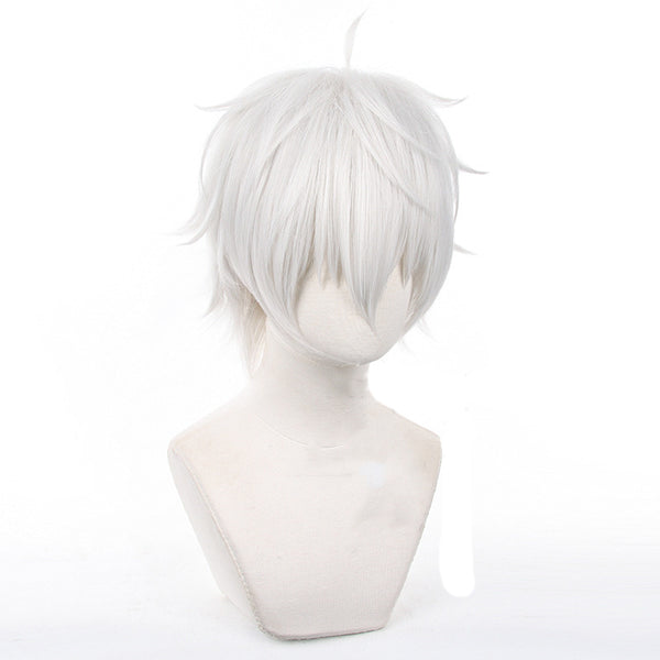 Anime Blue Lock Seishiro Nagi Cosplay Wigs White Short Costume Wigs Accessories