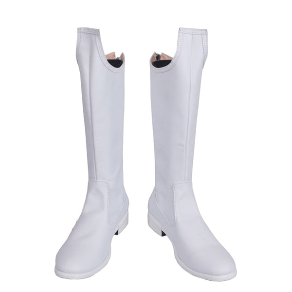 Mirio Togata Lemillion Costume Shoes Cosplay White Boots