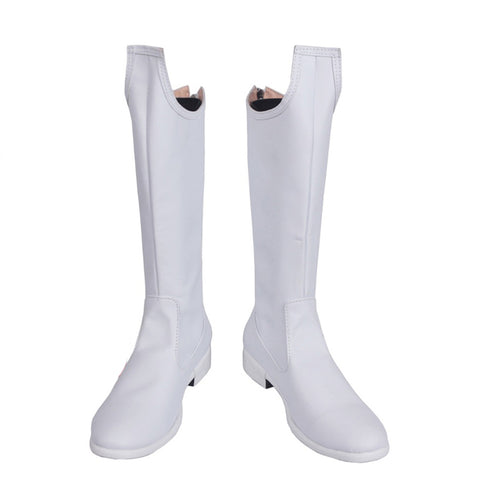 Mirio Togata Lemillion Costume Shoes Cosplay White Boots