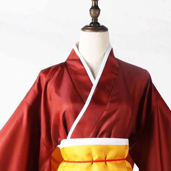 Anime Bungou Stray Dogs Izumi Kyouka Red Kimono Cosplay Costume