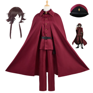 Anime Bungou Stray Dogs Tetcho Suehiro Costume With Hat and Cloak Full Set Uniform Halloween Carnival Outfit