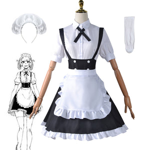 Anime Call of the Night Nazuna Nanakusa Maid Dress Outfit Cosplay Costume Lolita Dress