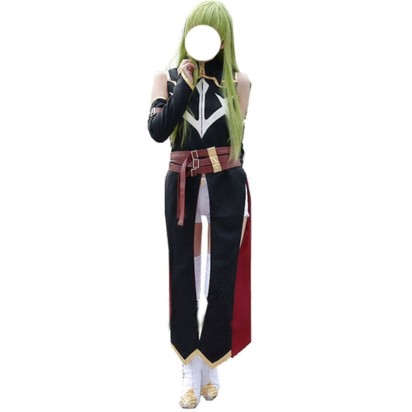 Anime Code Geass Lelouch of the Rebellion C.C.Black Knights Outfit Cosplay Costume Halloween Carnival Cosplay
