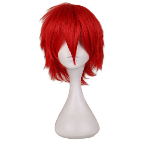 Gaara Cosplay Wigs Red Short Wigs