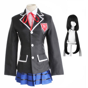 Anime Date A Live Kurumi Tokisaki School Uniform Outfit Cosplay Costume