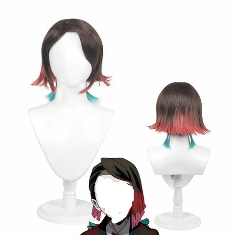 Anime Lower Rank One Enmu Cosplay Wigs